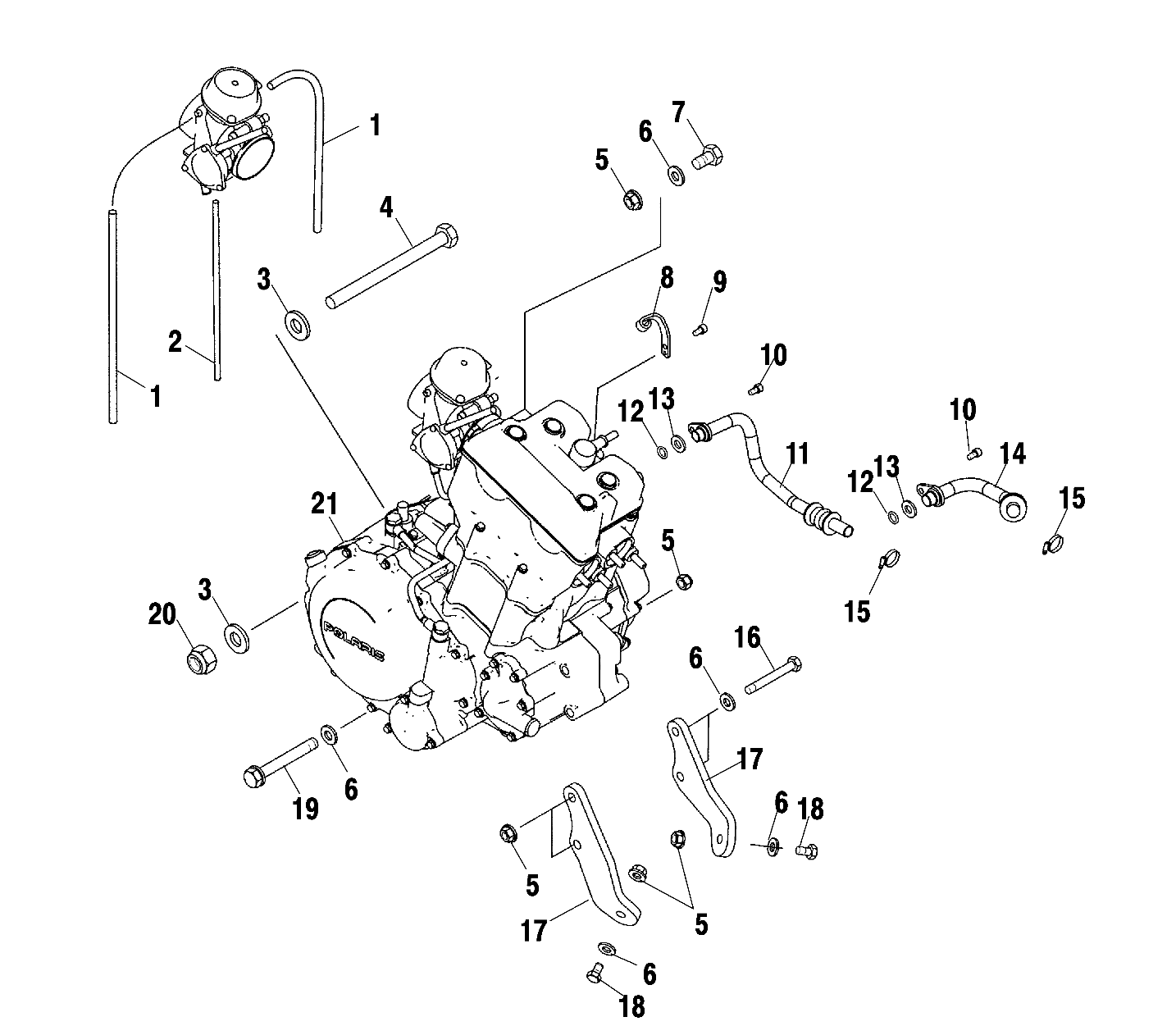 Part Number : 5246081 MOUNT-ENGINE FRONT RH