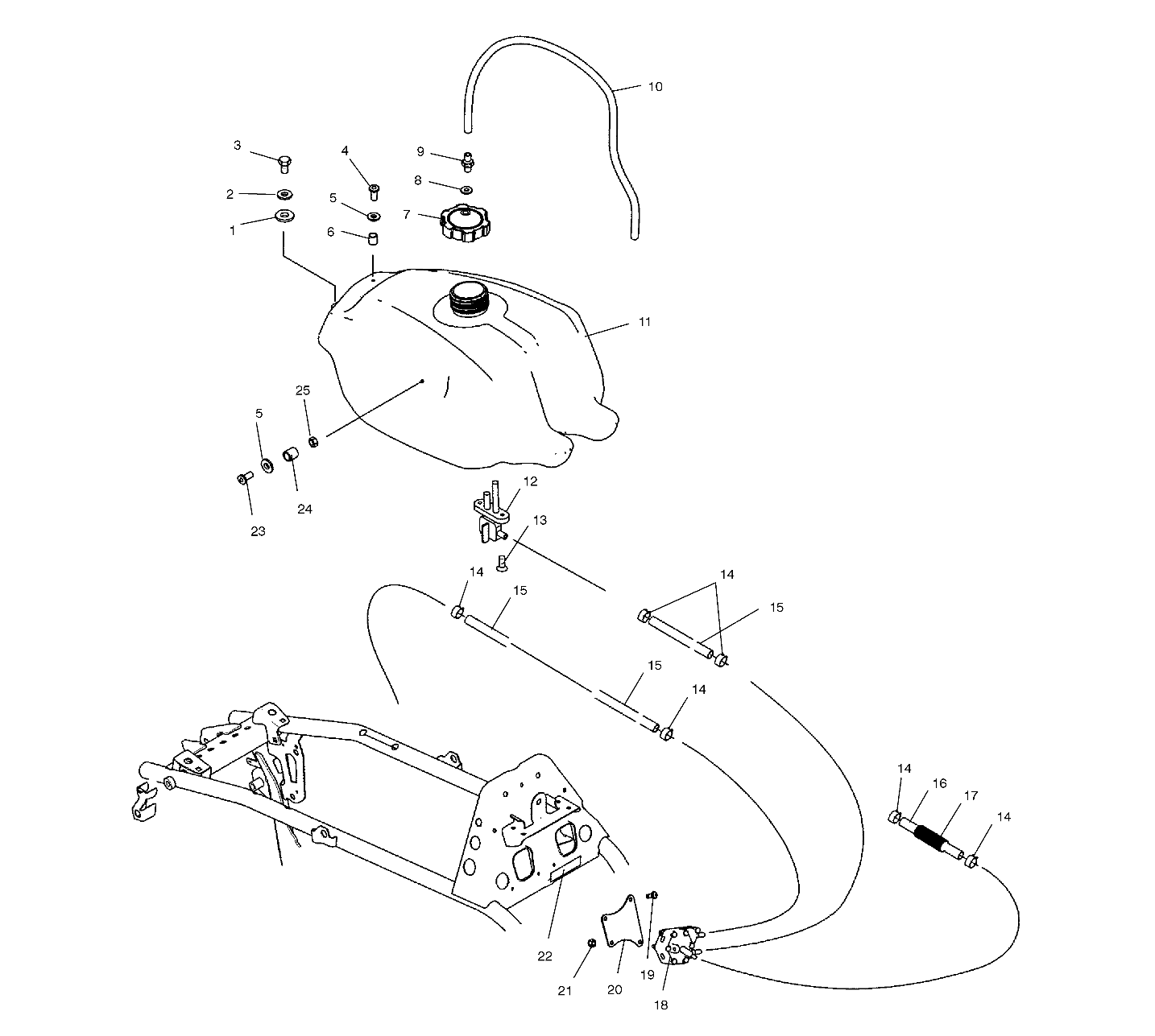 Part Number : 5246593 BRKT-MOUNT FUEL PUMP