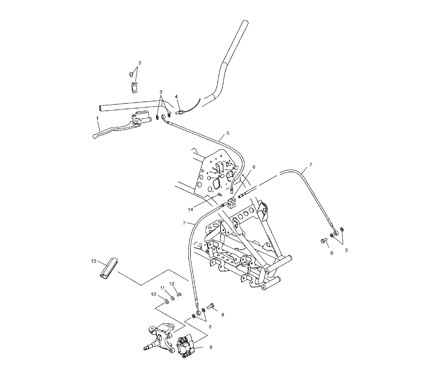 Part Number : 1910585 LINE-BRAKE J/B TO CALIPER