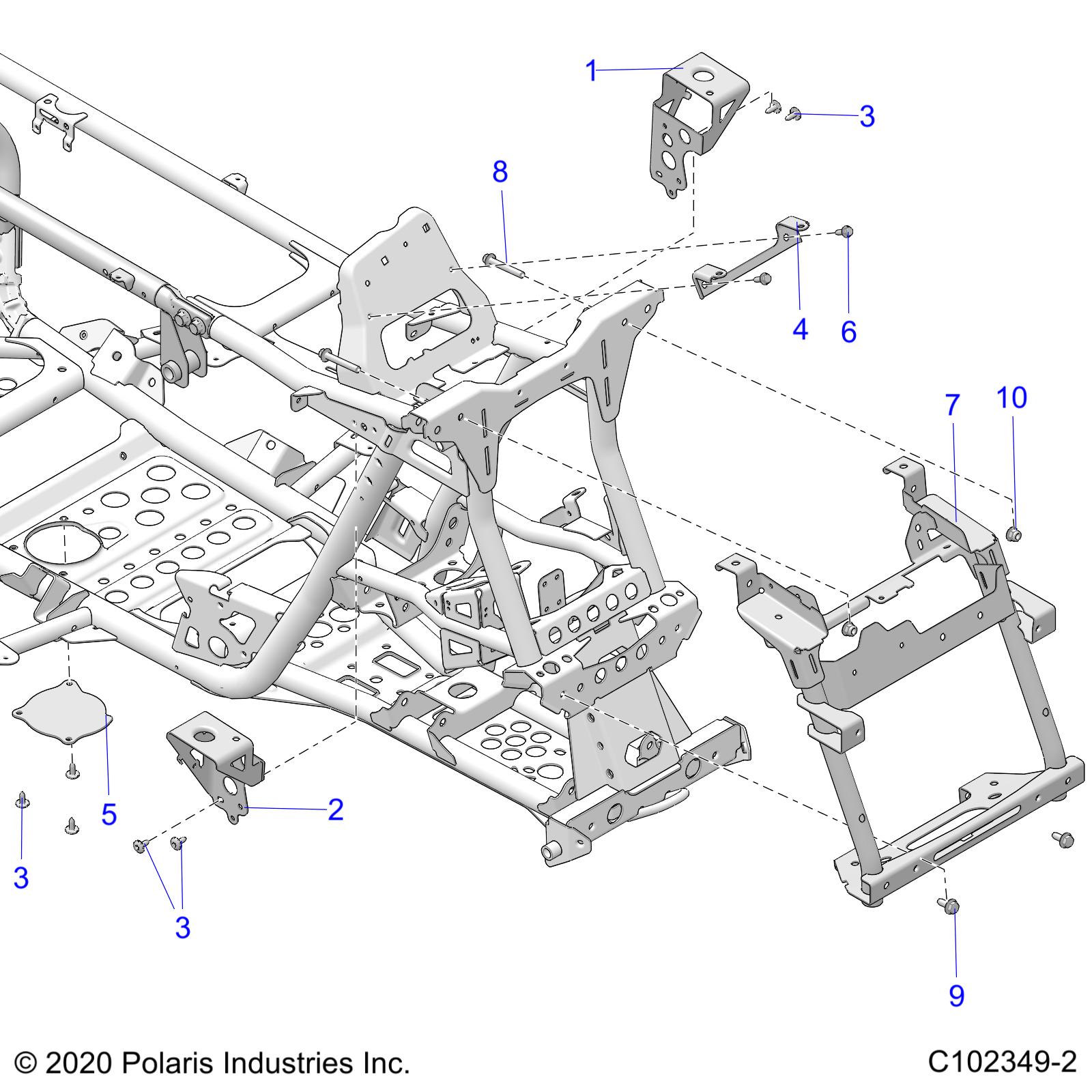 Part Number : 5266738-329 BRKT-LOAD CENTER E-COAT