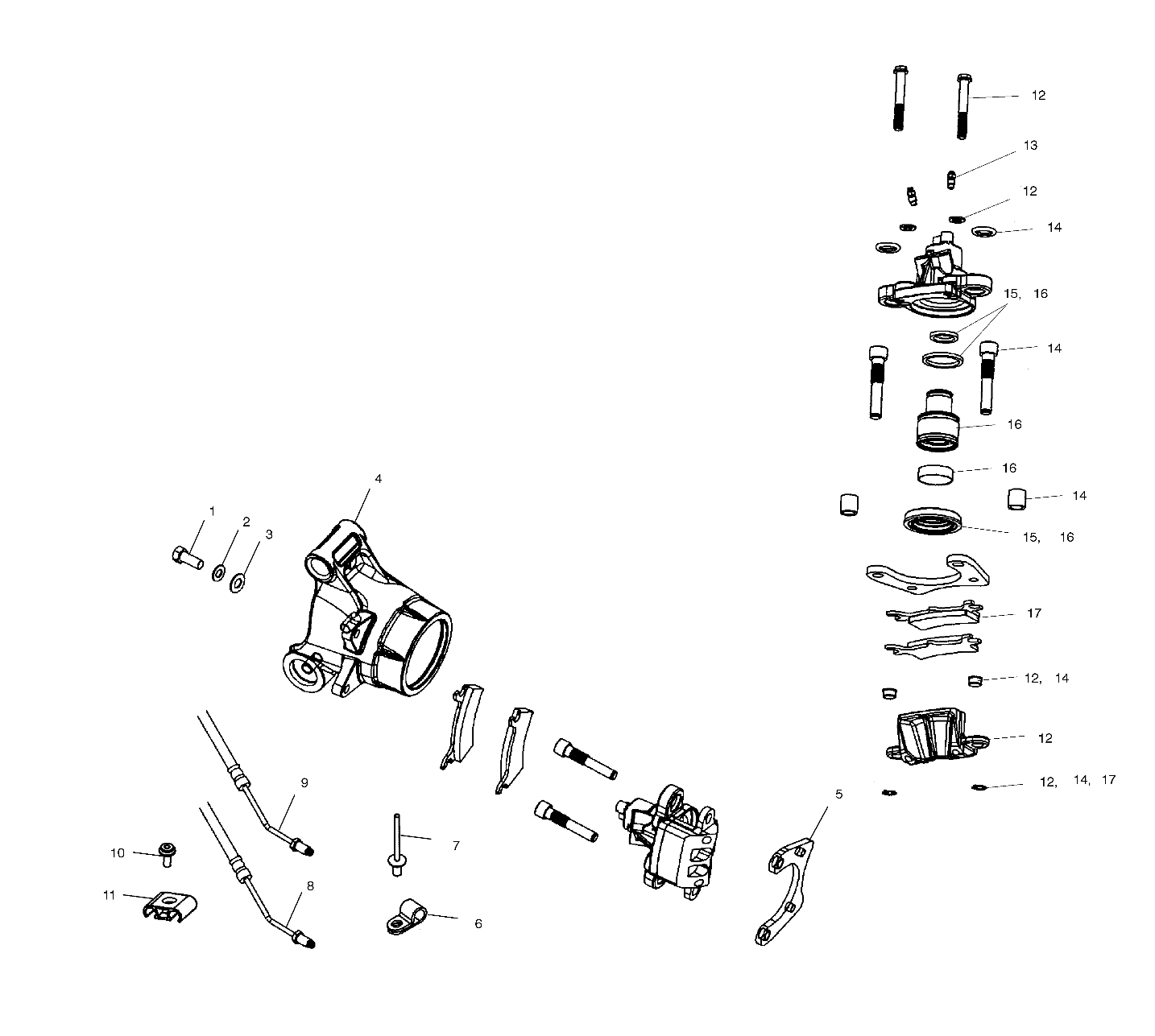 Foto diagrama Polaris que contem a peça 2201871