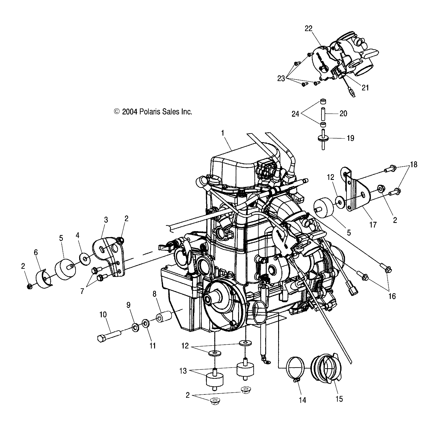 Part Number : 3131514 GUIDE THROTTLE CABLE