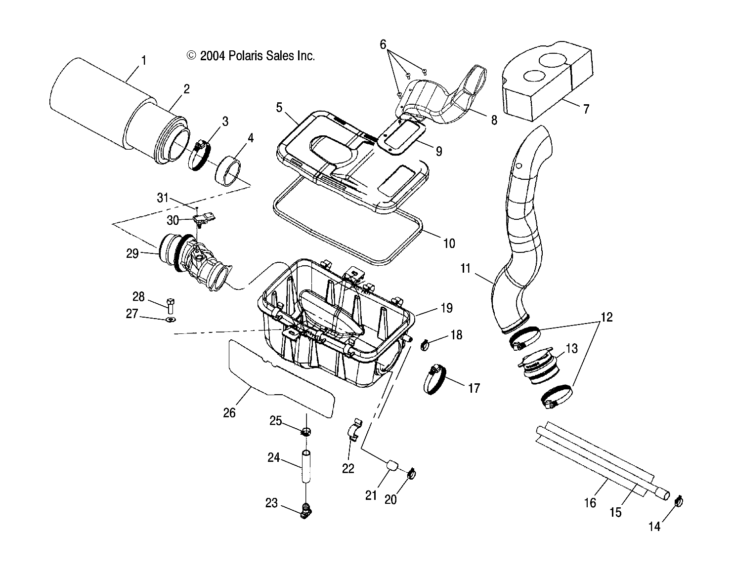 Part Number : 5435932 DUCT-AIR INTAKE LARGE