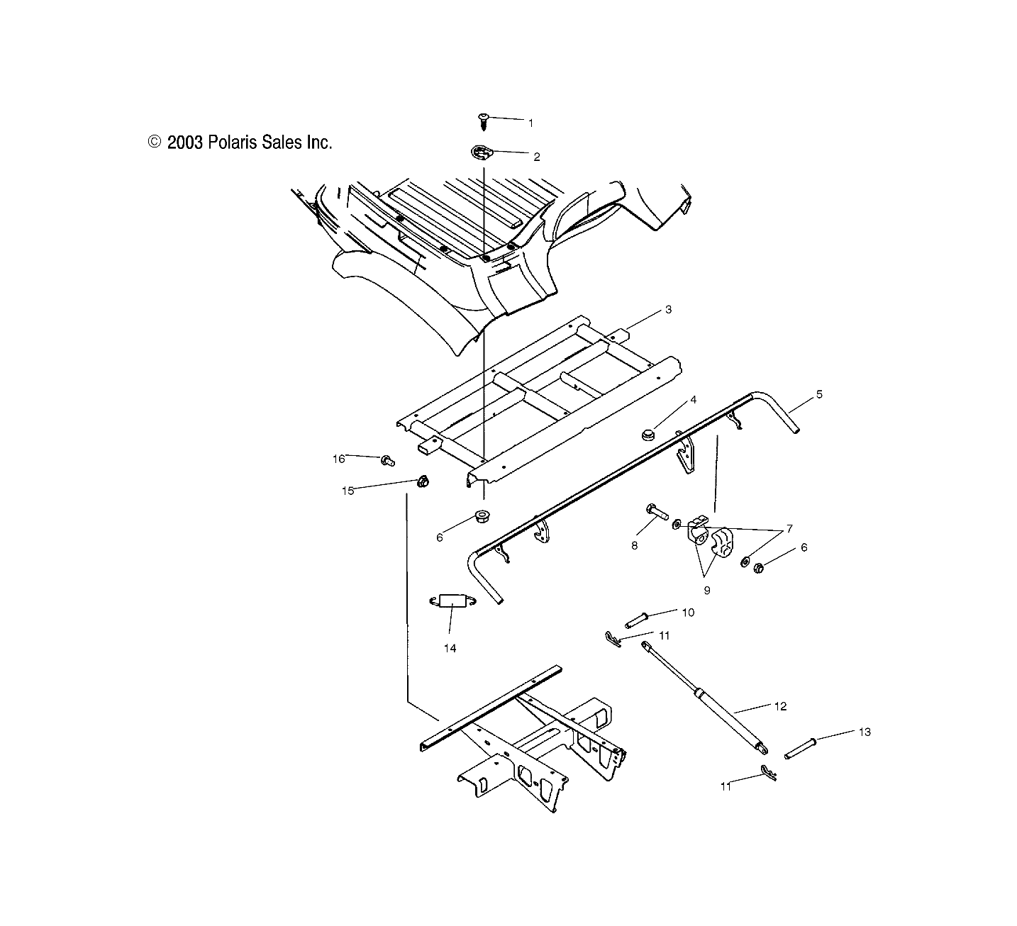 Part Number : 7081101 TIE DOWN RING