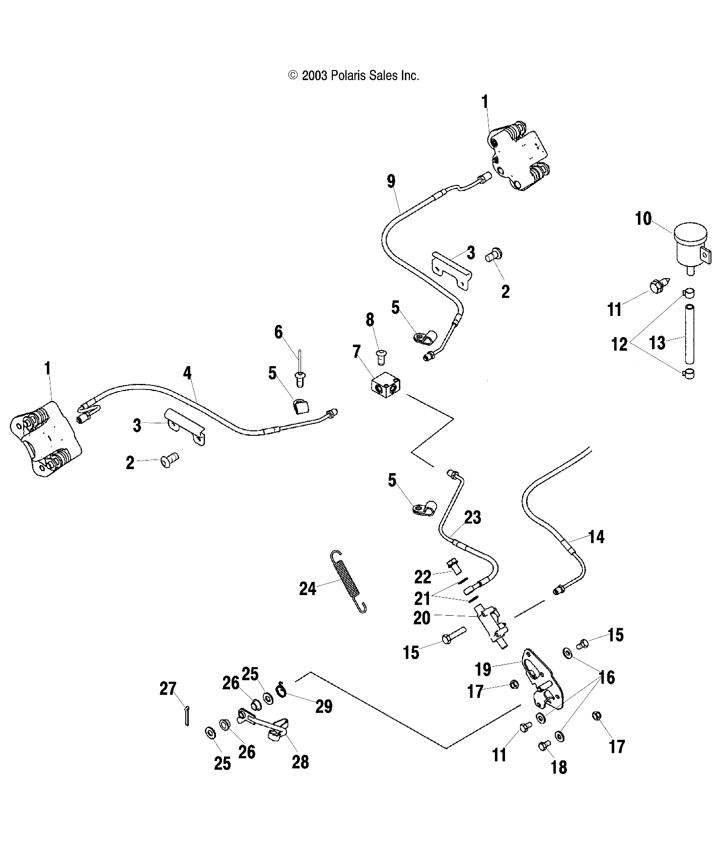 Part Number : 1910637 DUAL MASTER CYLINER  FOOT  3/4