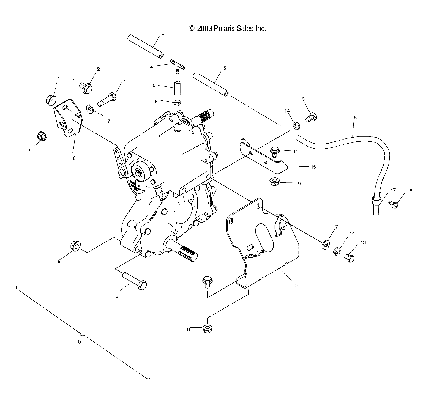 Part Number : 5247343 MOUNT-TRANSMISSION REAR PLTD