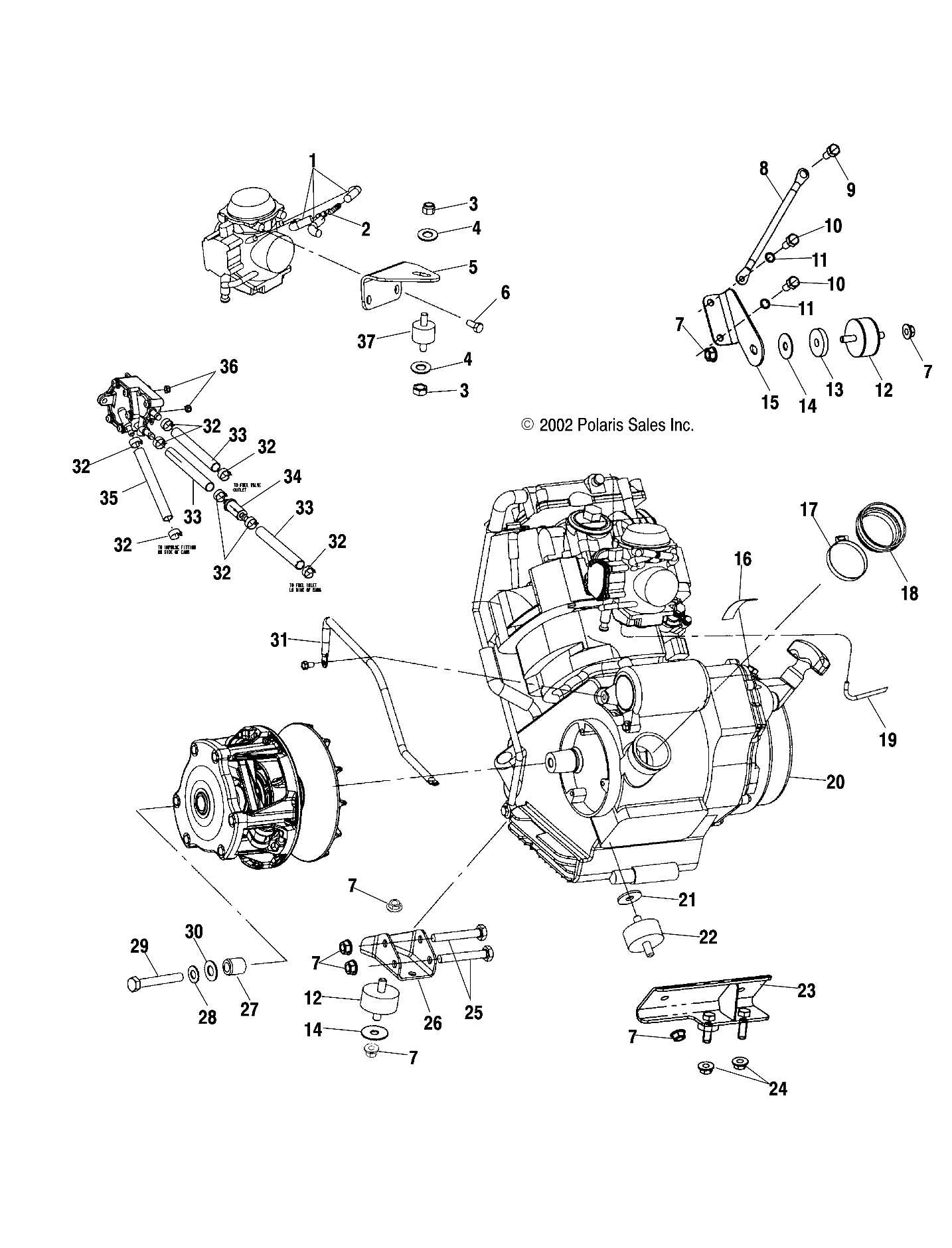 Part Number : 5247344 BRKT-ENGINE MNT TOP PLATED