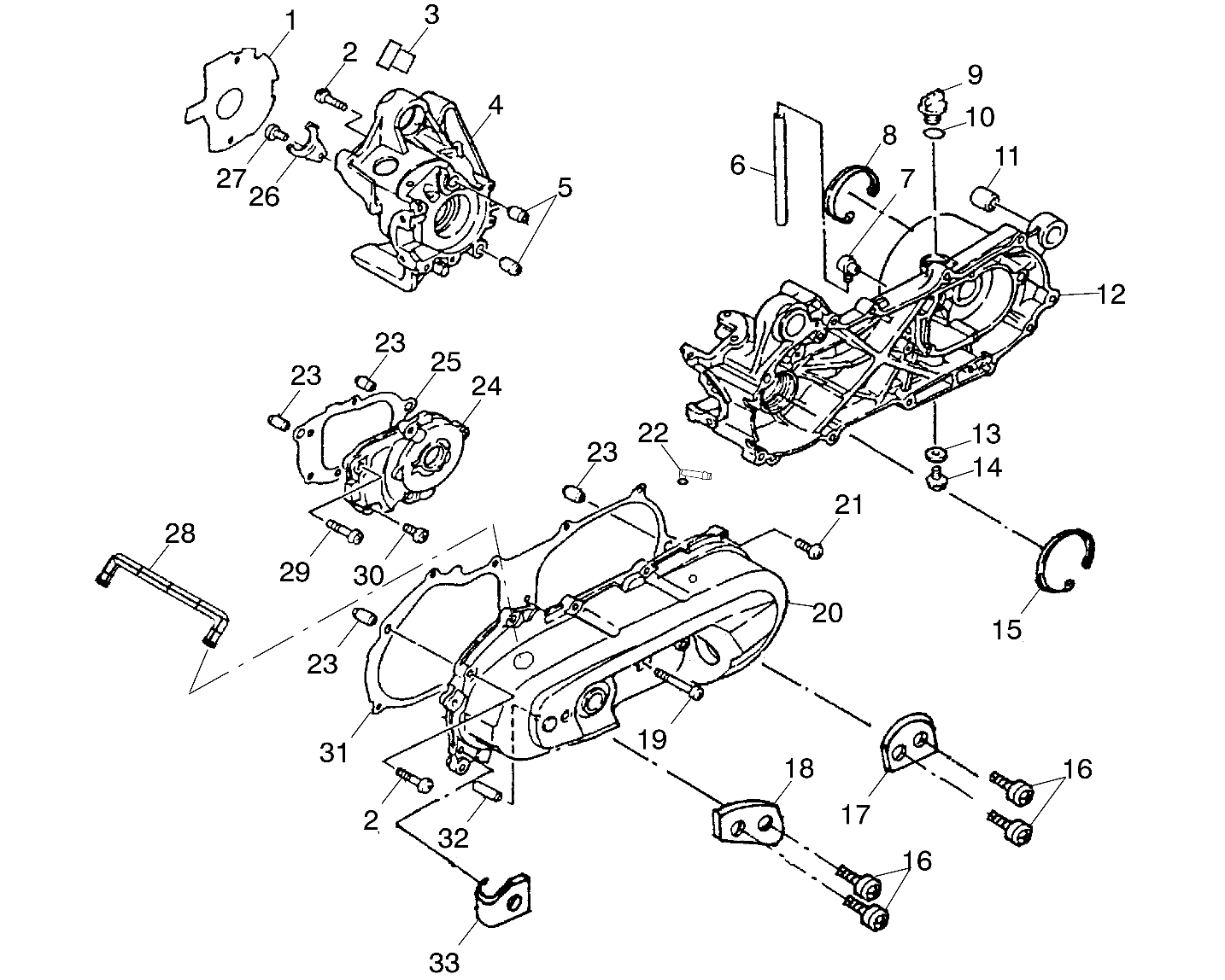 Part Number : 0450145 COVER-CRANKCASE LH 11341-151-0