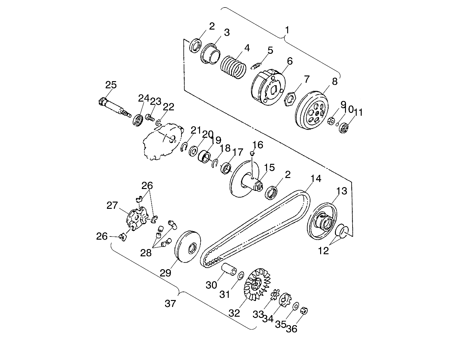 Part Number : 0450194 PRIMARY DRIVE ASSEMBLY