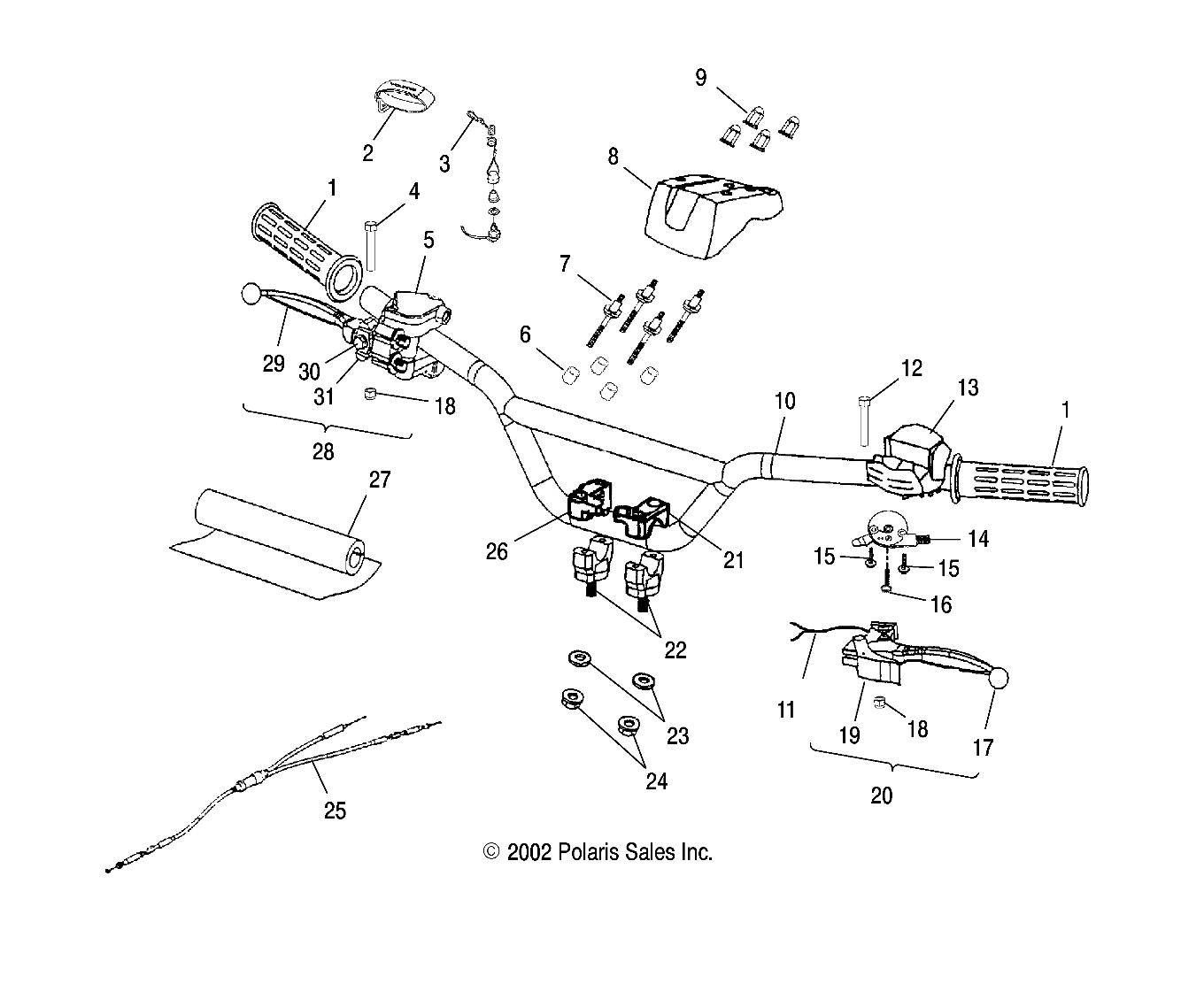 Part Number : 0451037 MANUAL CHOKE ASSEMBLY