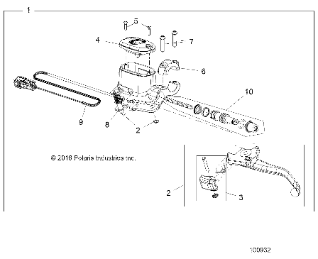 Part Number : 2203053 LEVER AND PARK LEVEL KIT