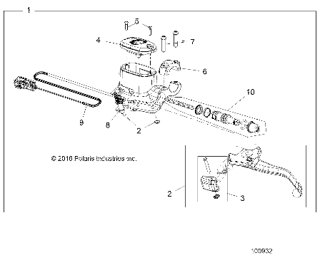 Part Number : 2203054 PARK LEVER KIT