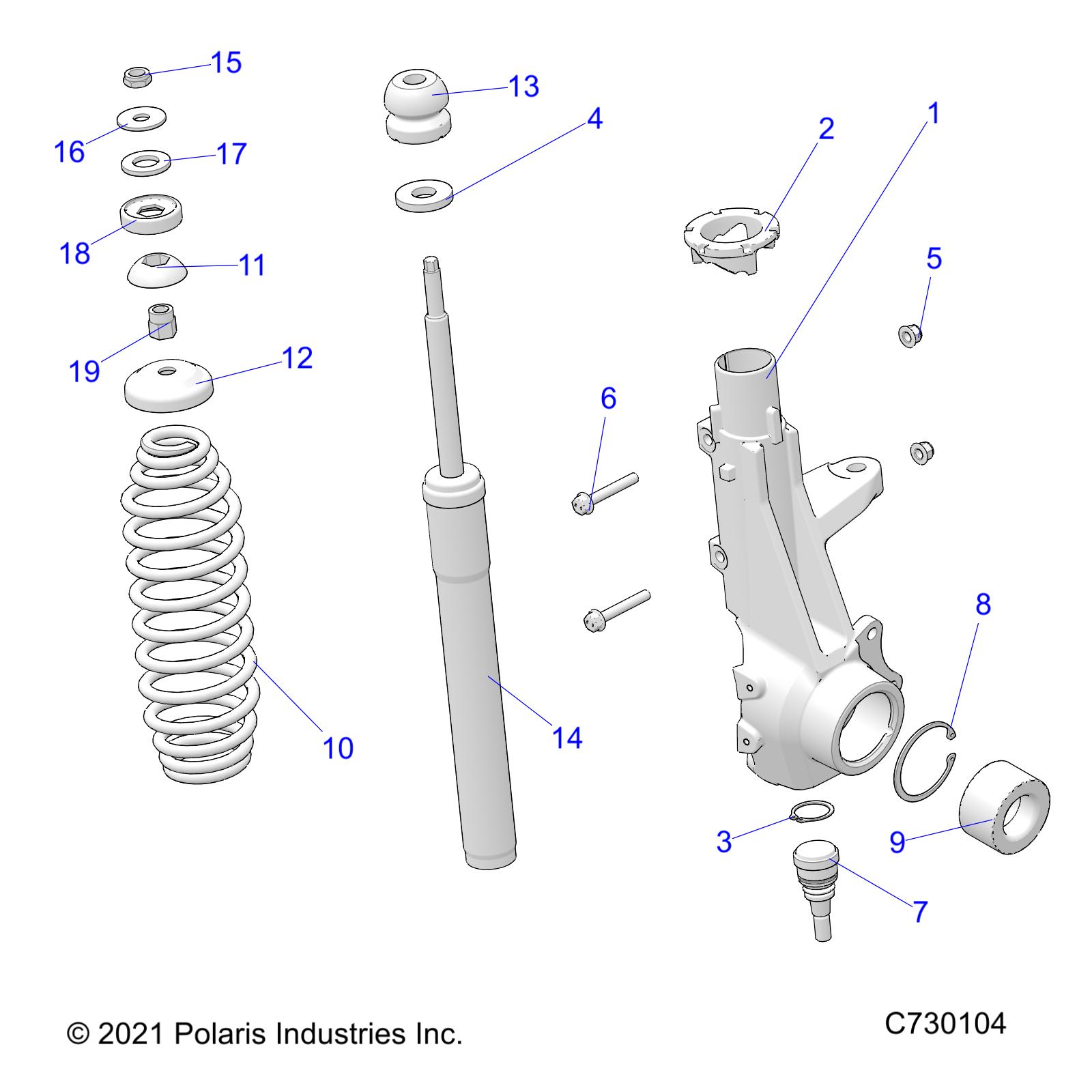 Part Number : 7045796-458 SPRING-FRONT M.BLK