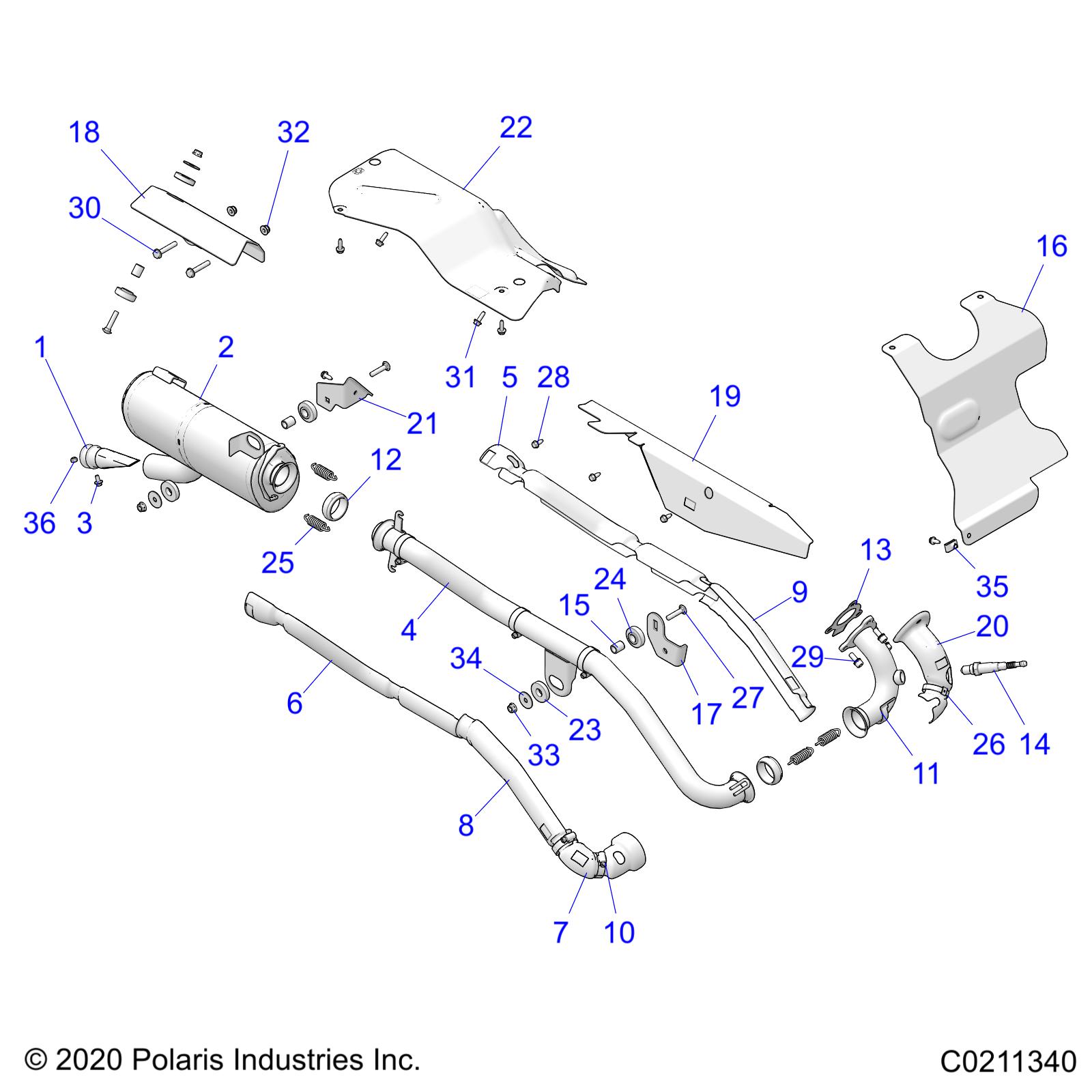 Part Number : 5267285 BRACKET SILENCER FRAME