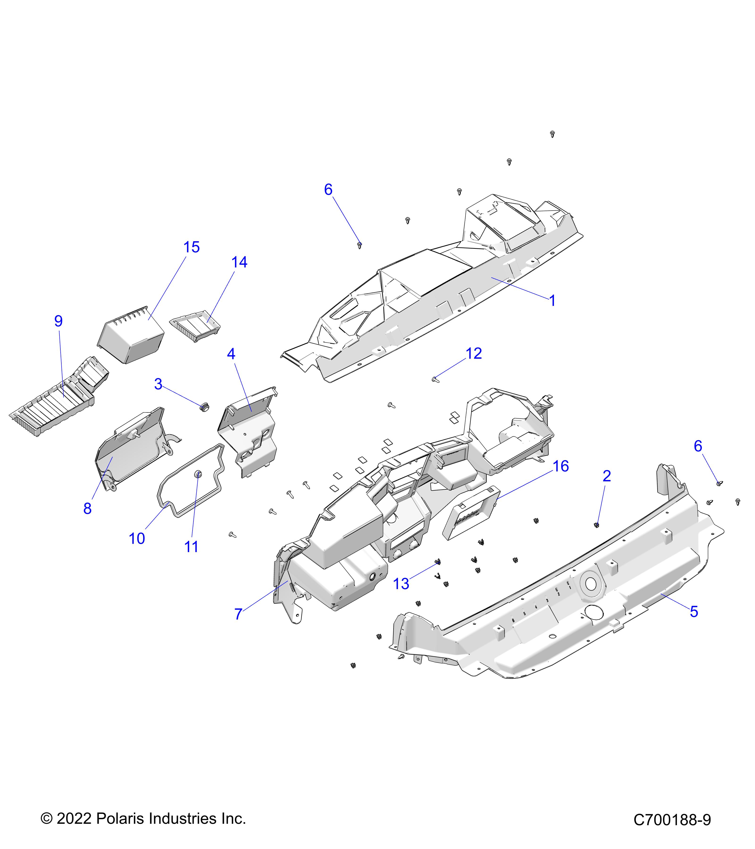 Part Number : 5454978-747 BEZEL-GAUGE 7  ORV 7 BTN DUSK