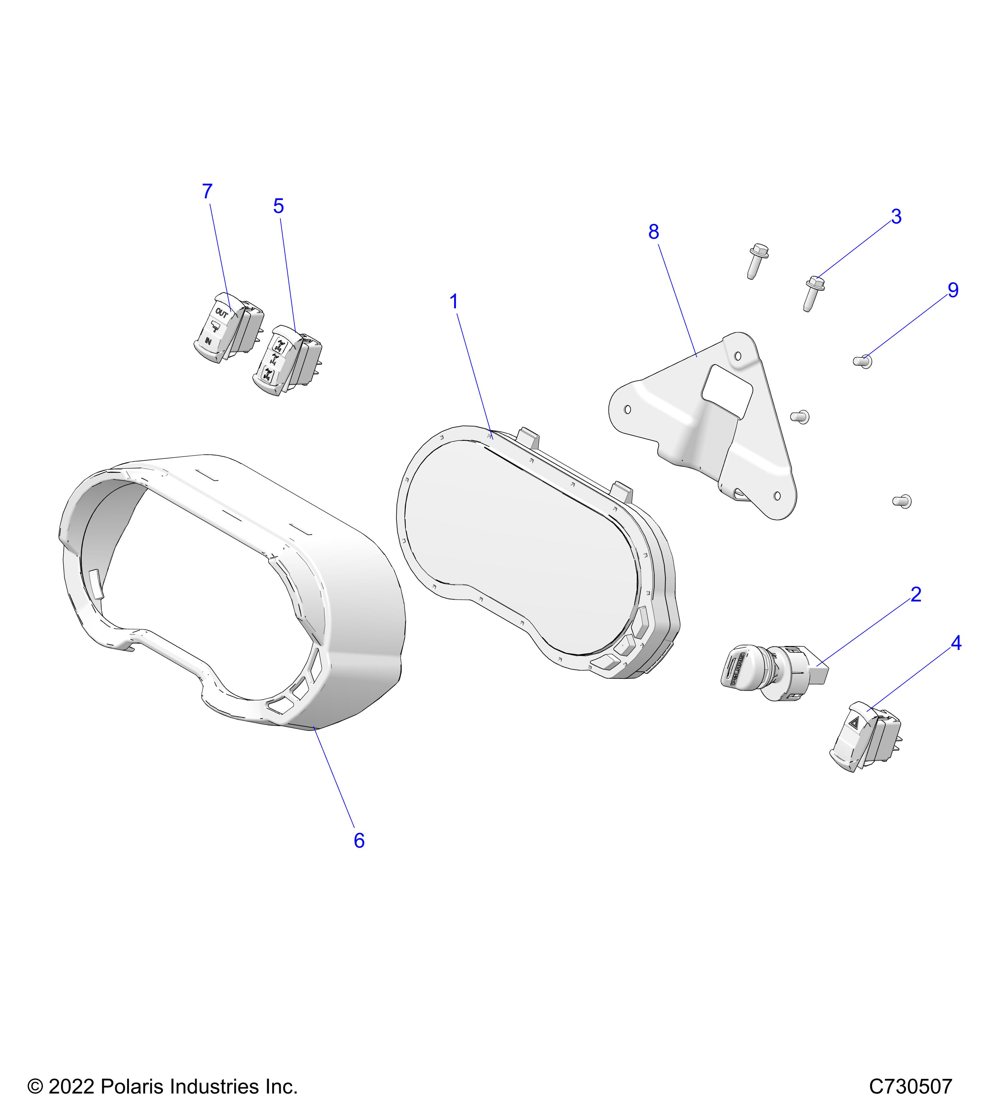 Part Number : 3280864 ASM-CLUSTER C4 ABS TR