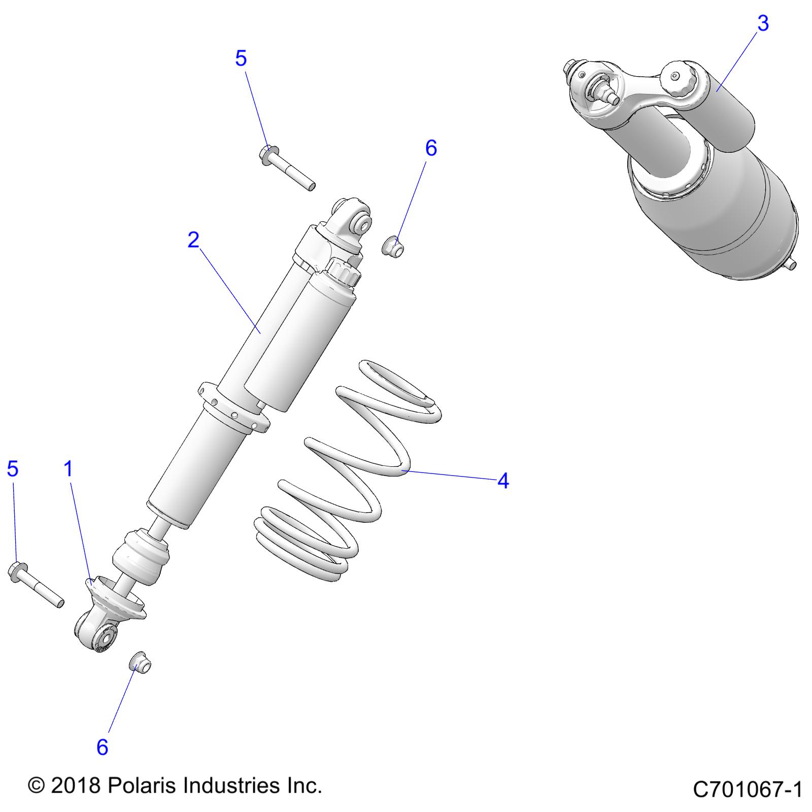 Foto diagrama Polaris que contem a peça 7044209-458