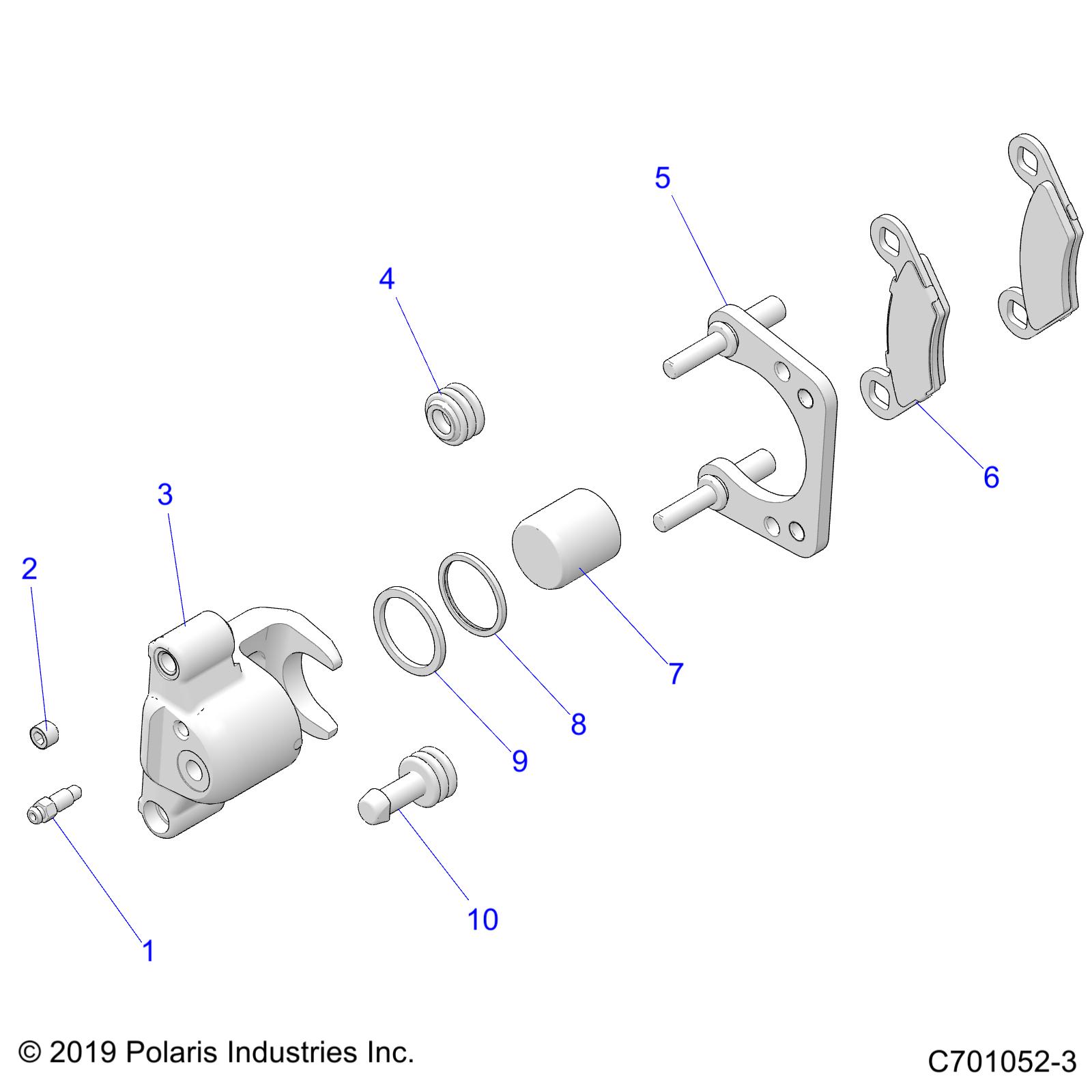 Part Number : 1911715 BRAKE CALIPER ASSEMBLY  LEFT