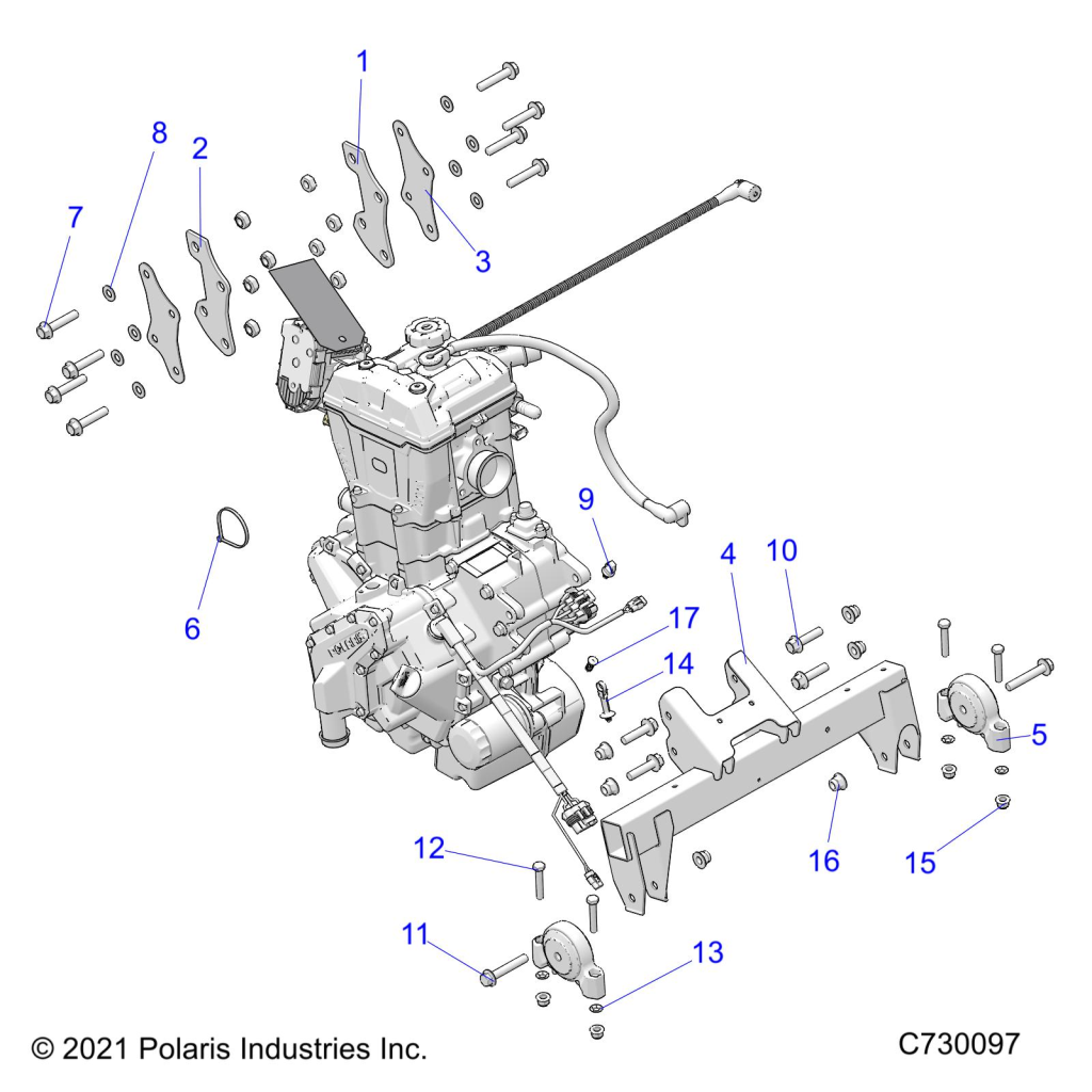 Foto diagrama Polaris que contem a peça 1025910