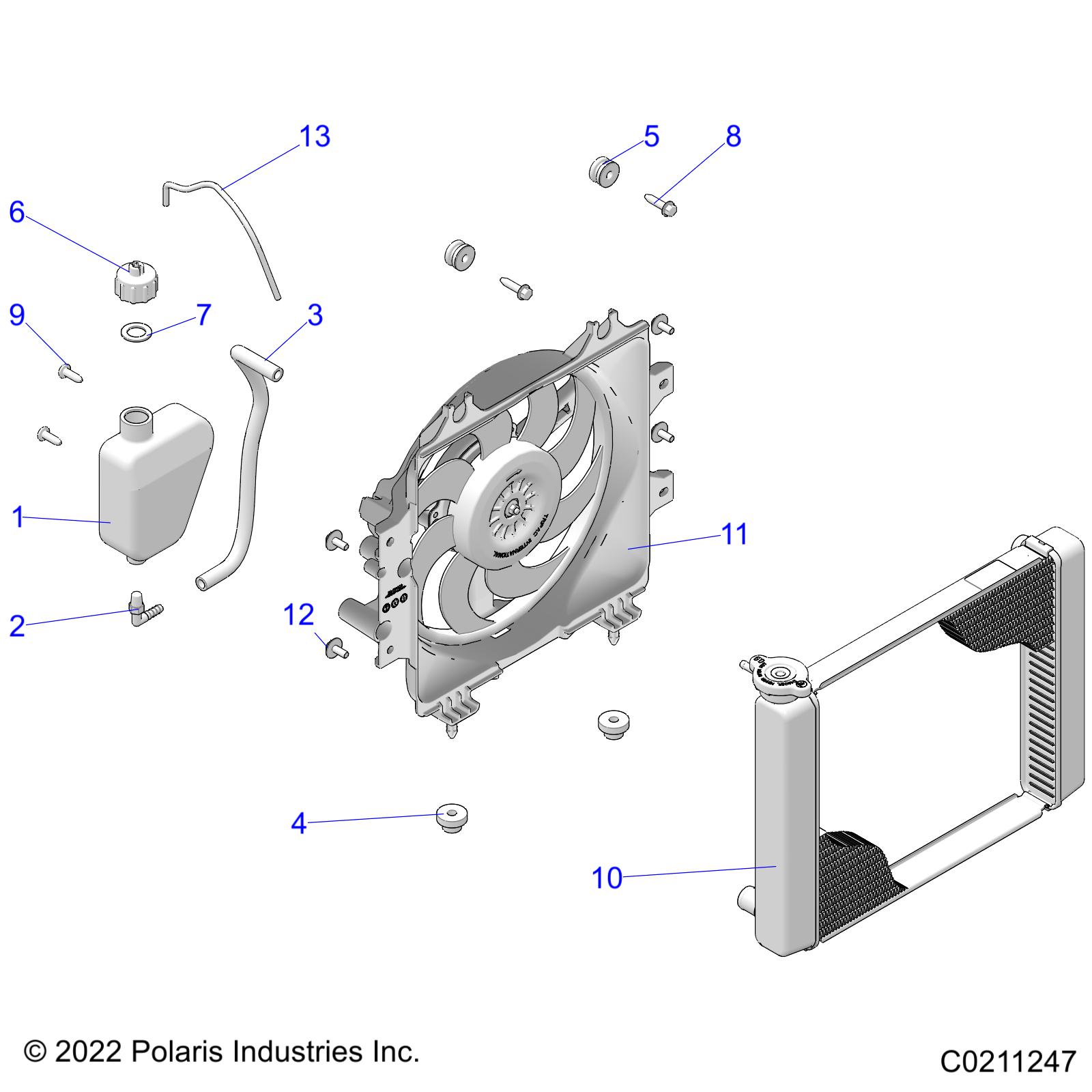 Part Number : 5437635 OVERFLOW BOTTLE WITH FITTING C