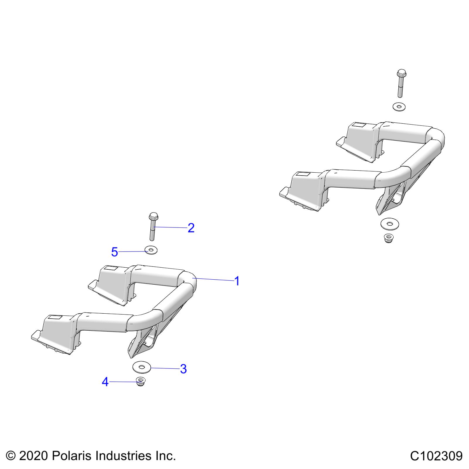 Foto diagrama Polaris que contem a peça 2889149