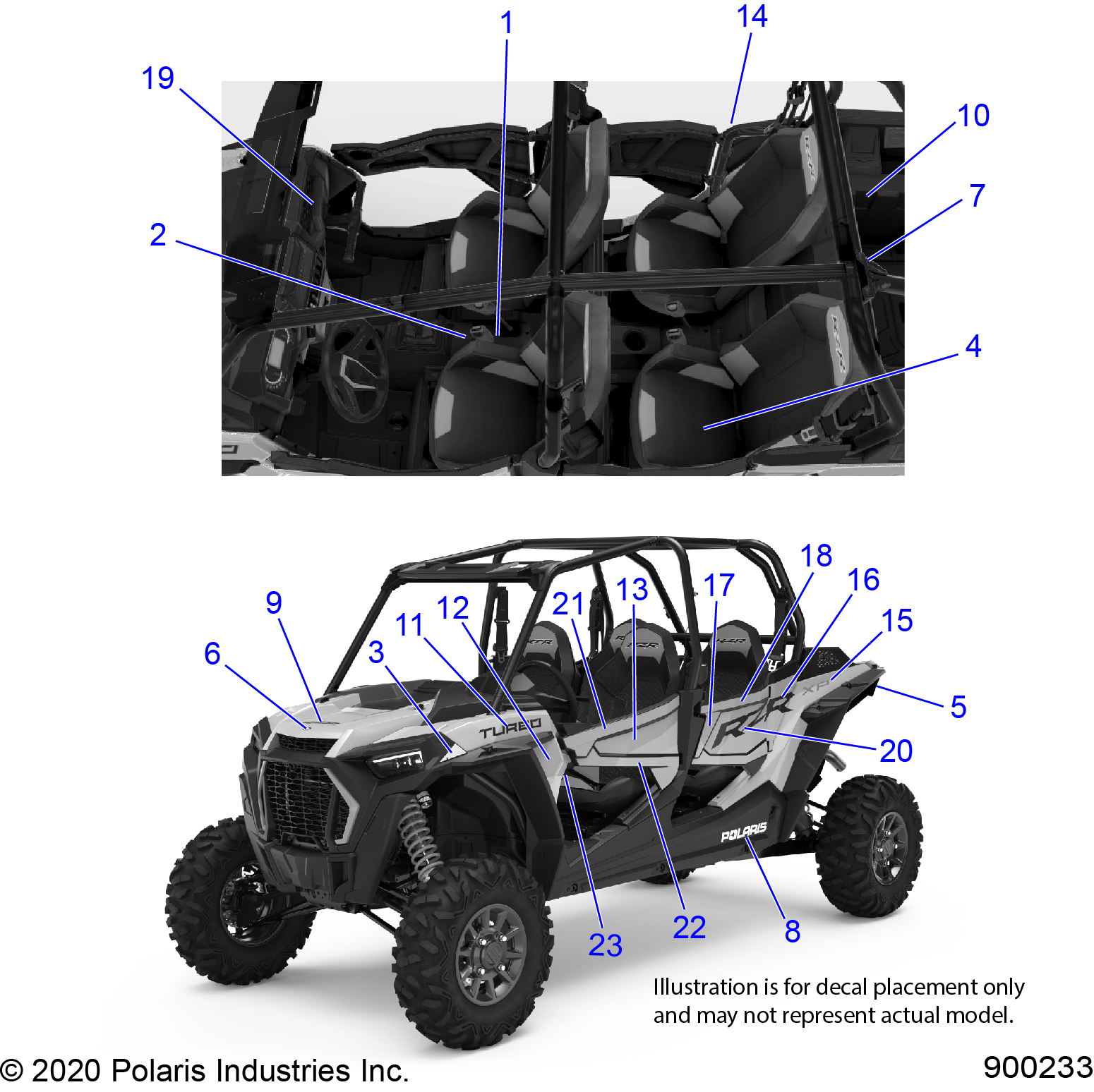 Part Number : 7194062 DECAL-DOOR RR FR RH