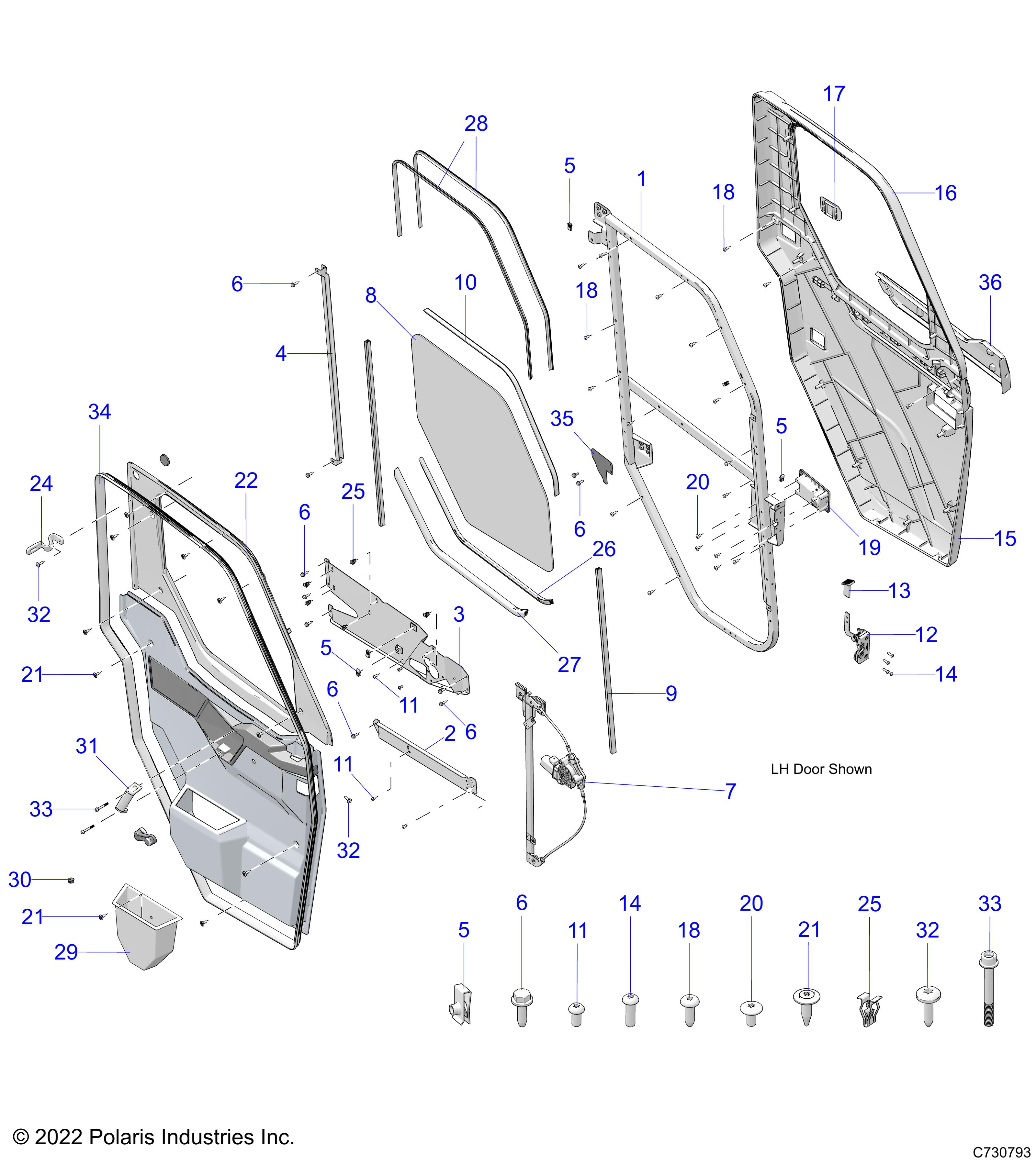 Part Number : 5454750-774 PNL-ACCENT DR RH LE GH WHT MET