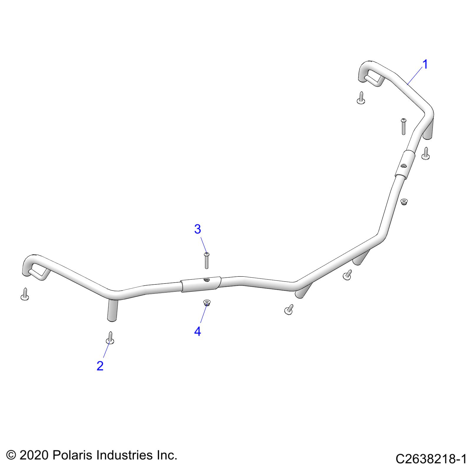 Part Number : 2638218-458 ASM-RACK EXTENDER FRONT BLK