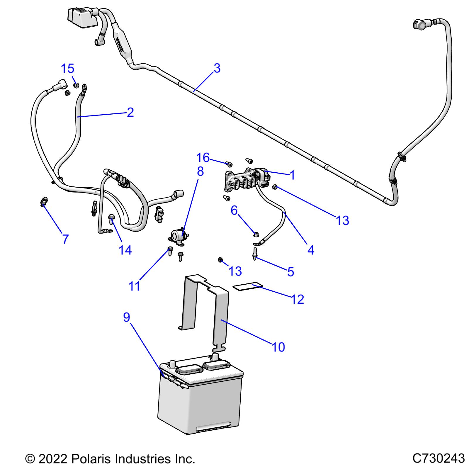 Part Number : 4080963 CABLE-START TO SOLENOID