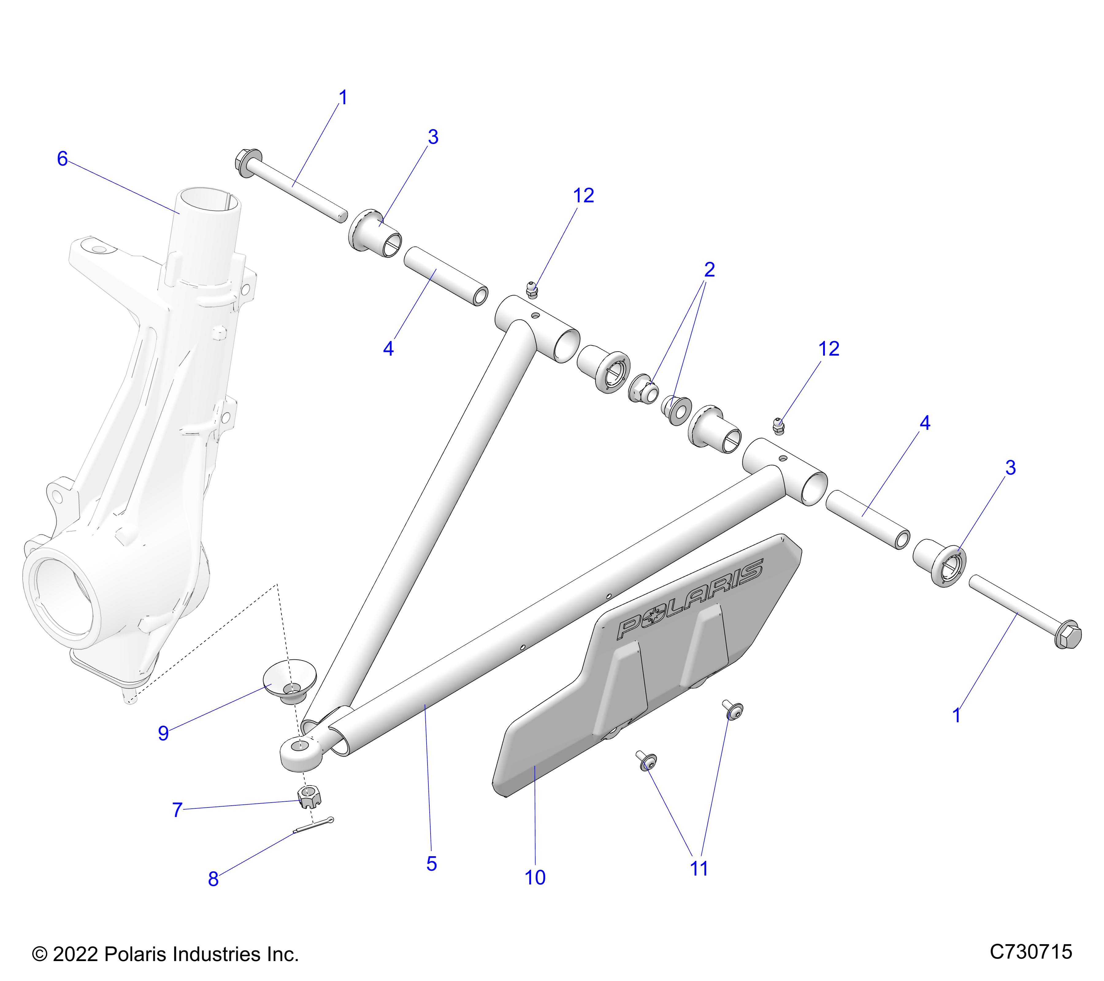 Part Number : 5437544-070 CV SHIELD  FRONT  LEFT  GLOSS