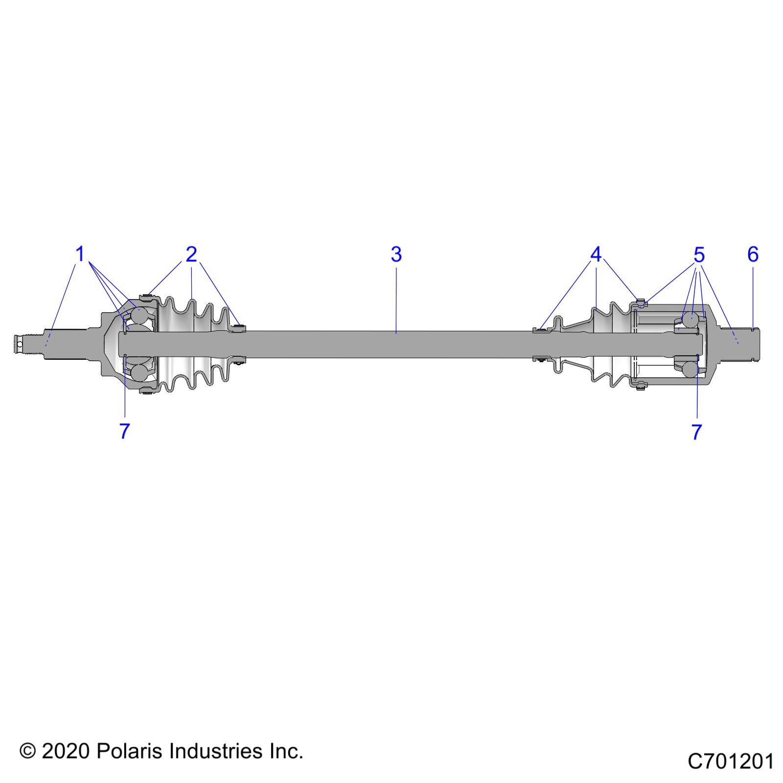 Part Number : 1337122 ASM-HALFSHAFT FRONT