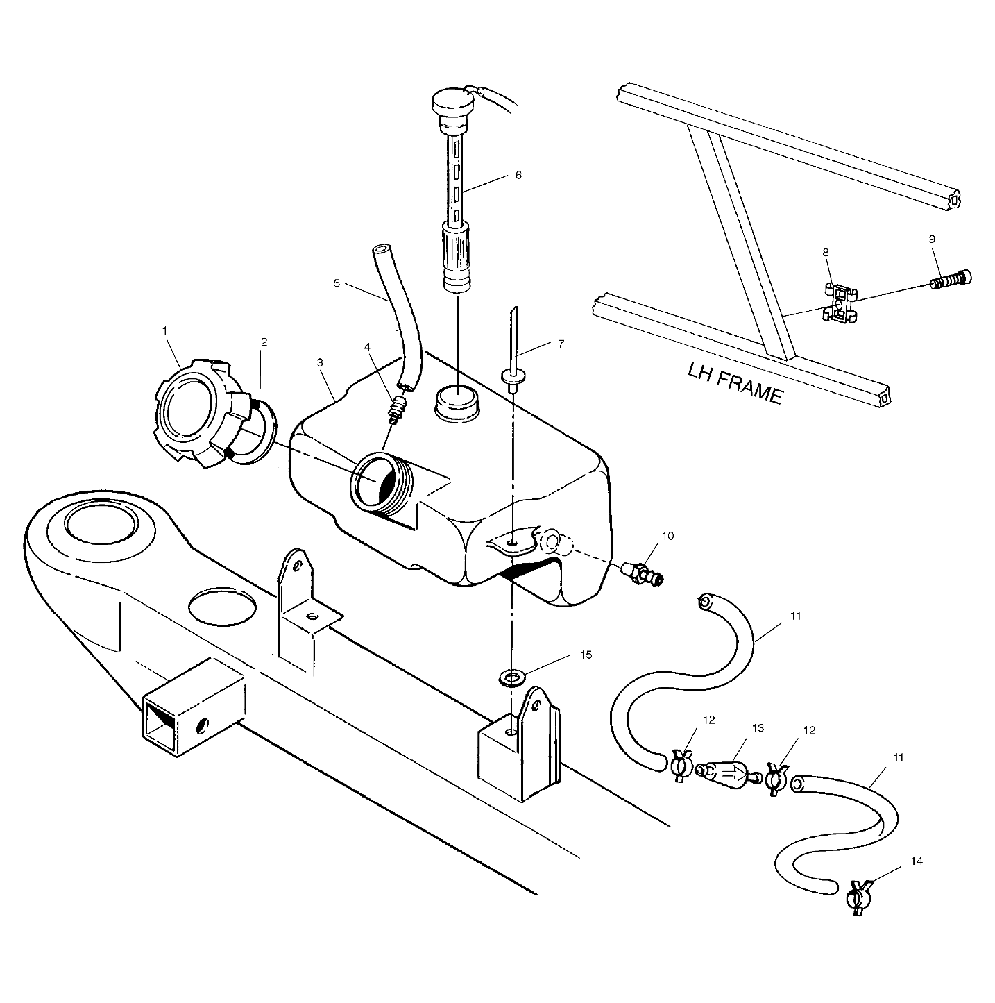 Foto diagrama Polaris que contem a peça 7080525