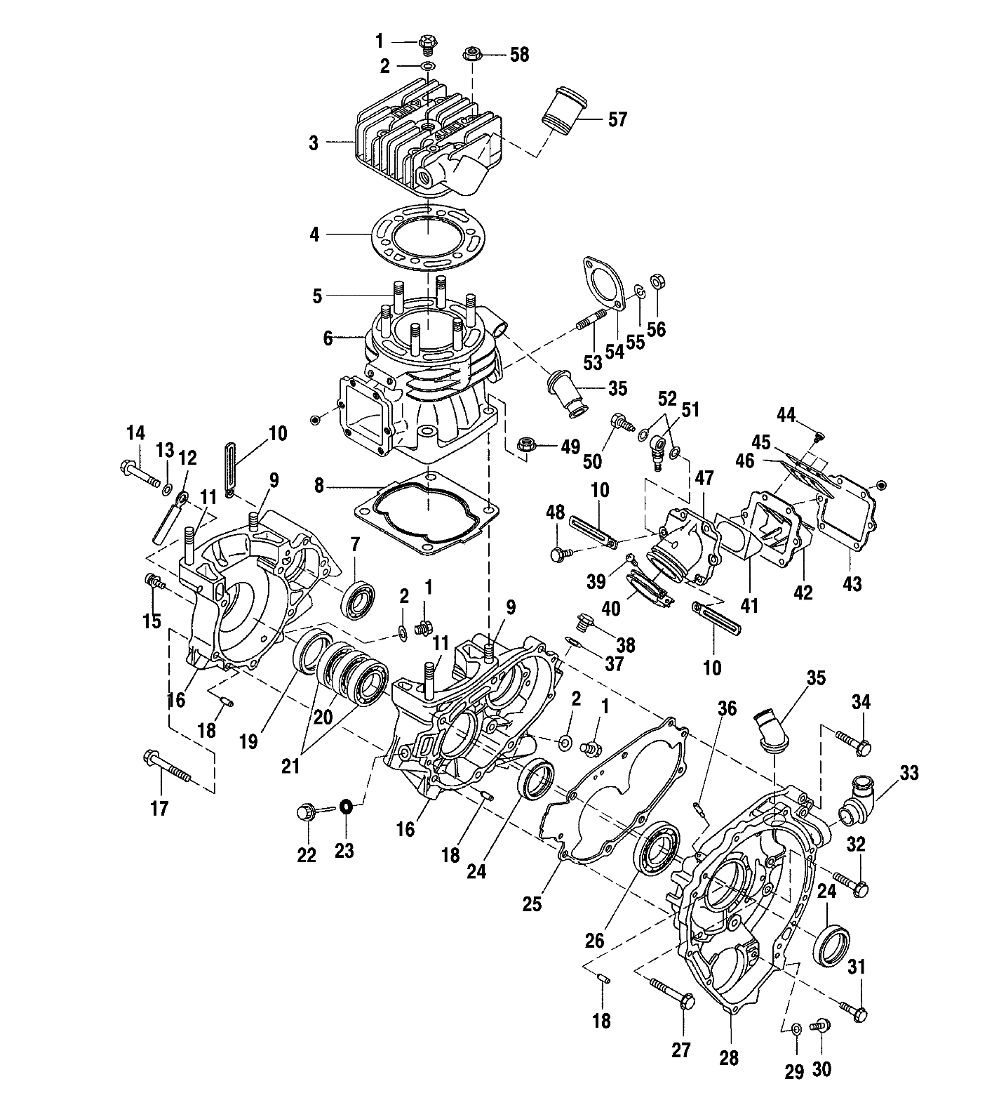 Foto diagrama Polaris que contem a peça 3240065