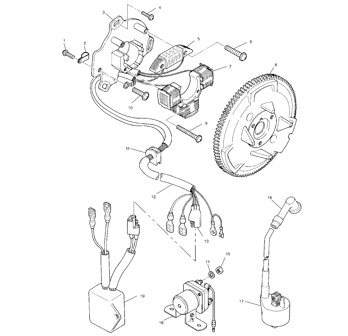 Foto diagrama Polaris que contem a peça 3084766