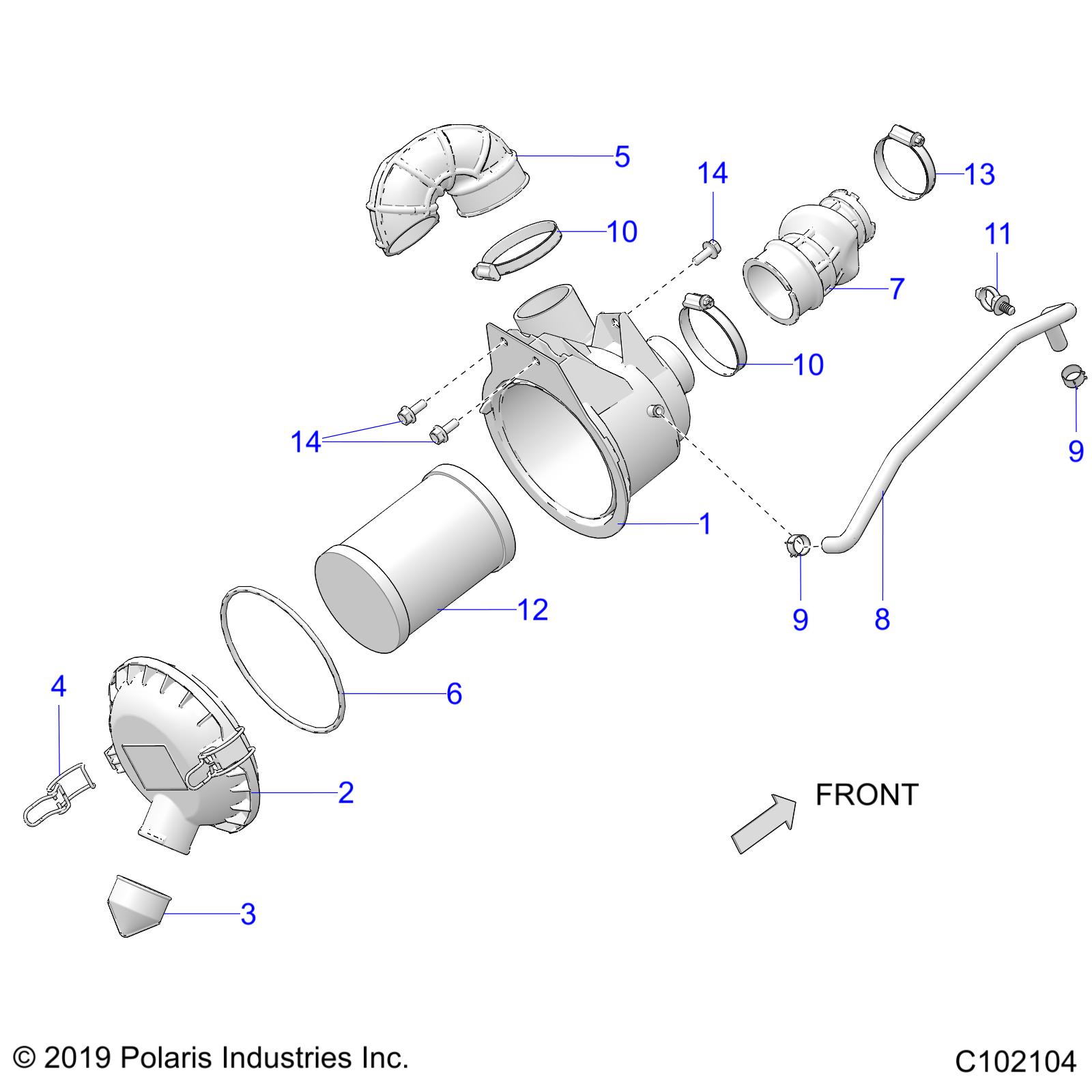 Part Number : 5417066 HOSE-AIRBOX TO THROTTLE BODY