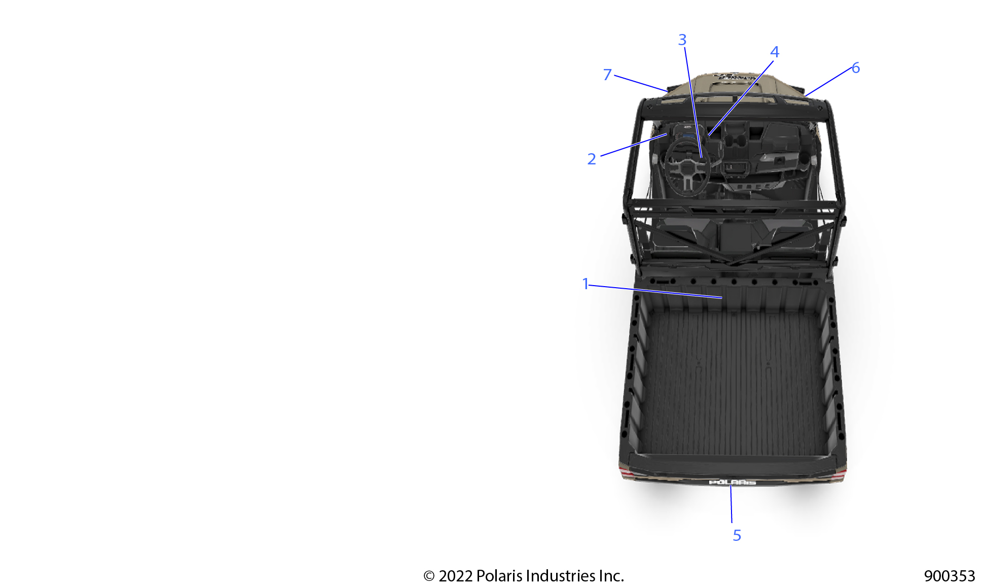 Part Number : 7187455 DECAL-WARN GEN RGR 1000 HD