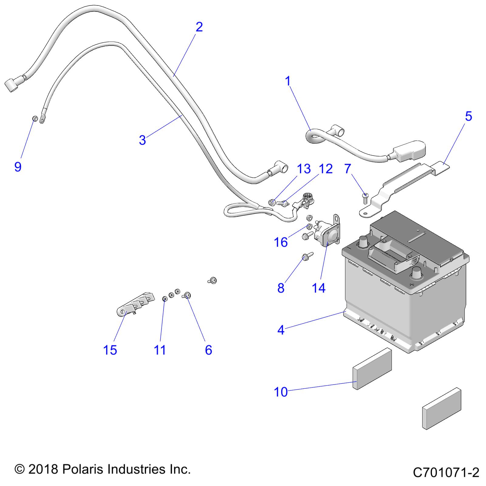 Foto diagrama Polaris que contem a peça 4015593