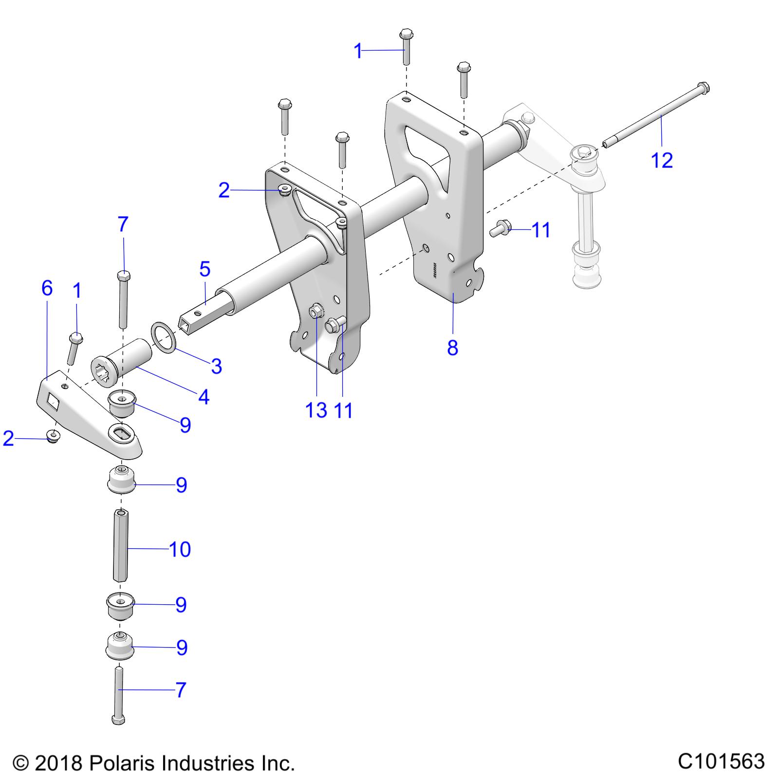 Part Number : 1543119-067 ARM STABILIZER BAR WELD