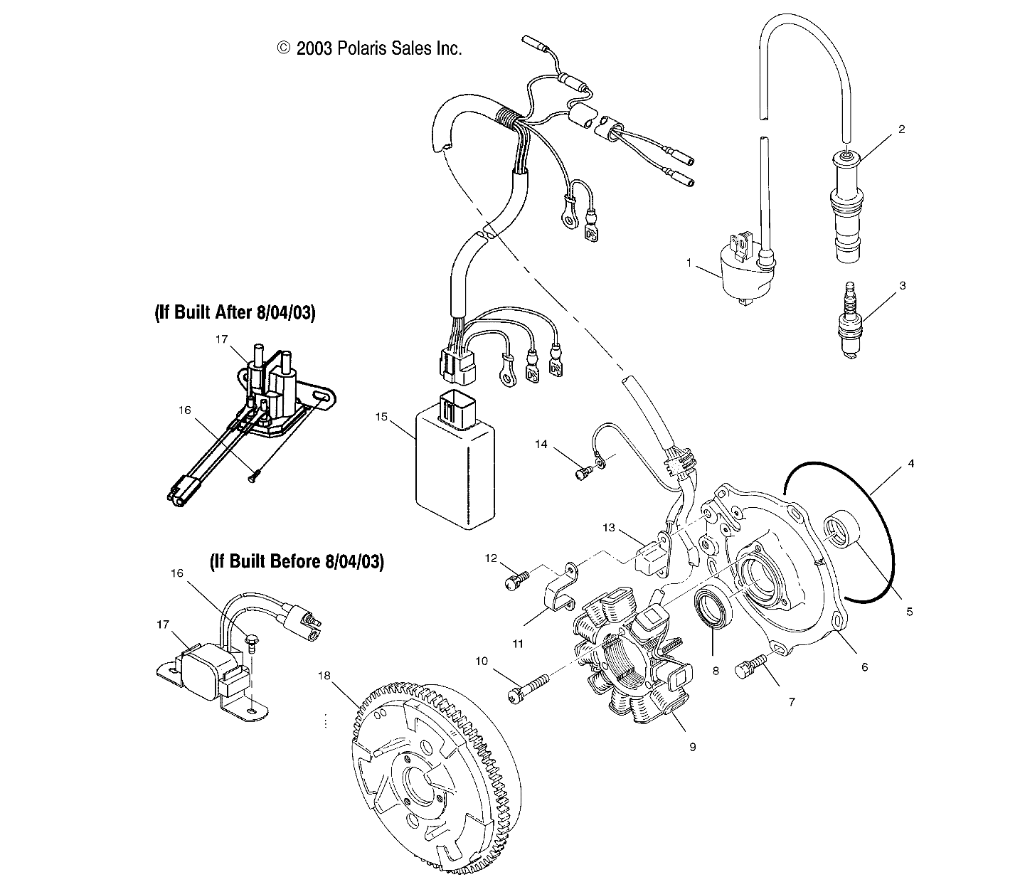 Foto diagrama Polaris que contem a peça 3084979