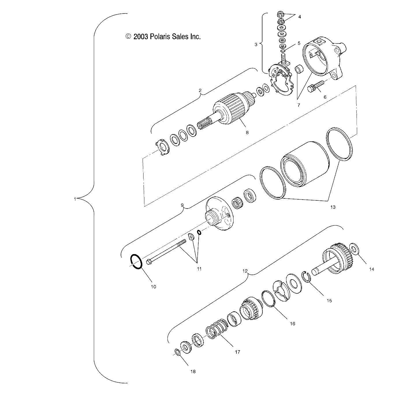 Part Number : 3089255 ASM-GEAR SHAFT