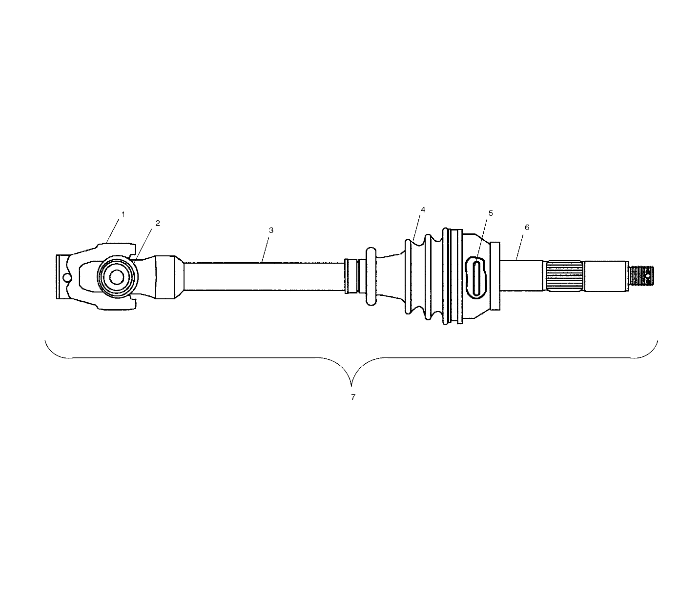 Part Number : 1380223 SHAFT-DRIVE SERV LFL