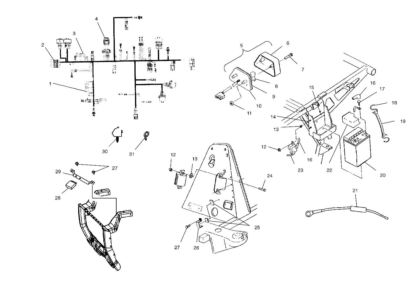 Part Number : 2204890 RESISTOR MODULE HARNESS KIT