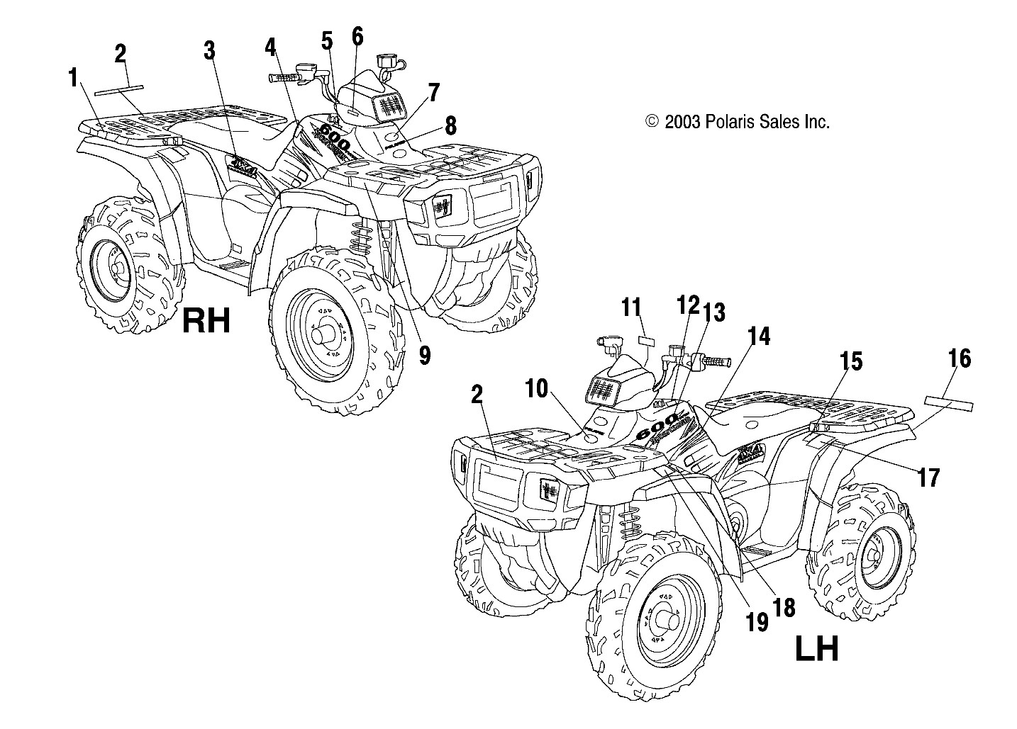 Part Number : 7171005 DECAL-TANK SIDE RH