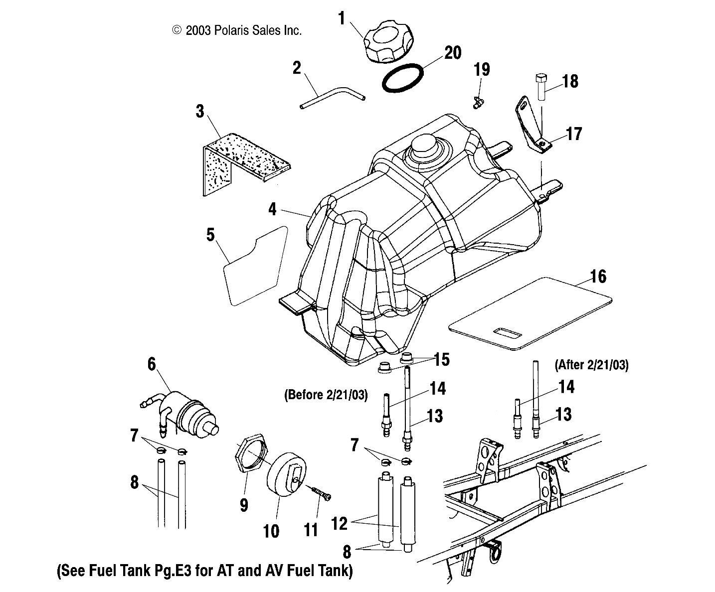 Foto diagrama Polaris que contem a peça 8450080-65