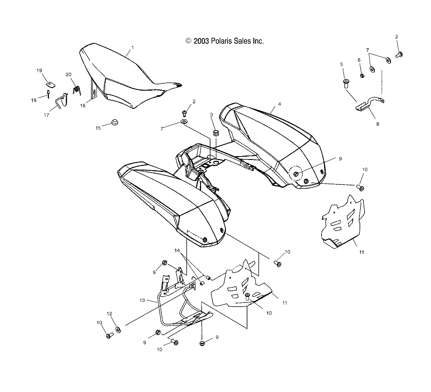 Part Number : 2683450-070 ASM-SEAT VAC.FORM BLK