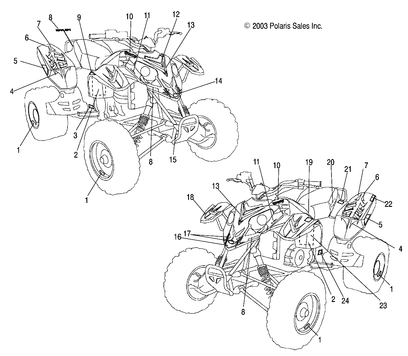 Part Number : 7172042 DECAL- PRO STEERING  ORANGE