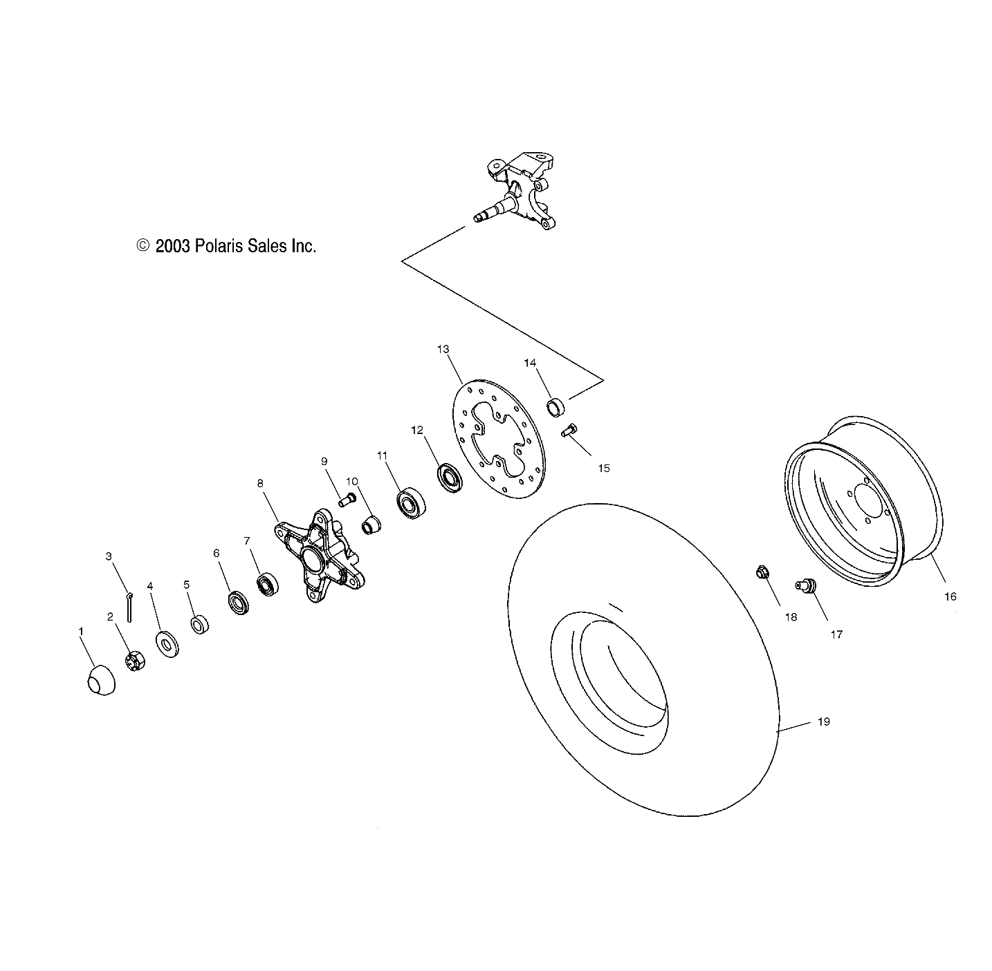 Part Number : 5133294-462 HUB-WHEEL FRONT(MACH) AN.GOLD