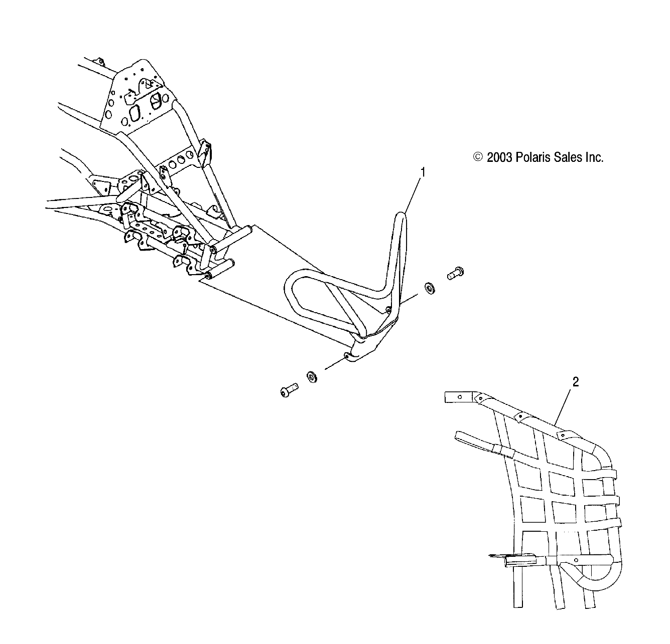 Part Number : 2683221 WEBBING-NERF BAR SEWN XTR