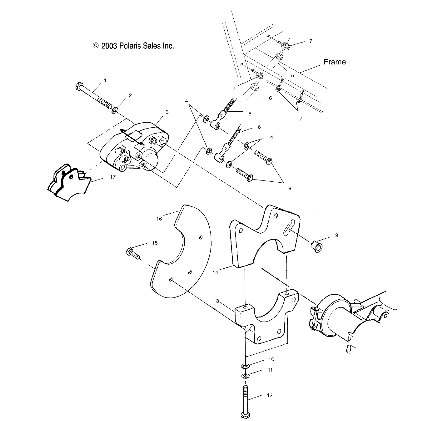 Foto diagrama Polaris que contem a peça 1910691