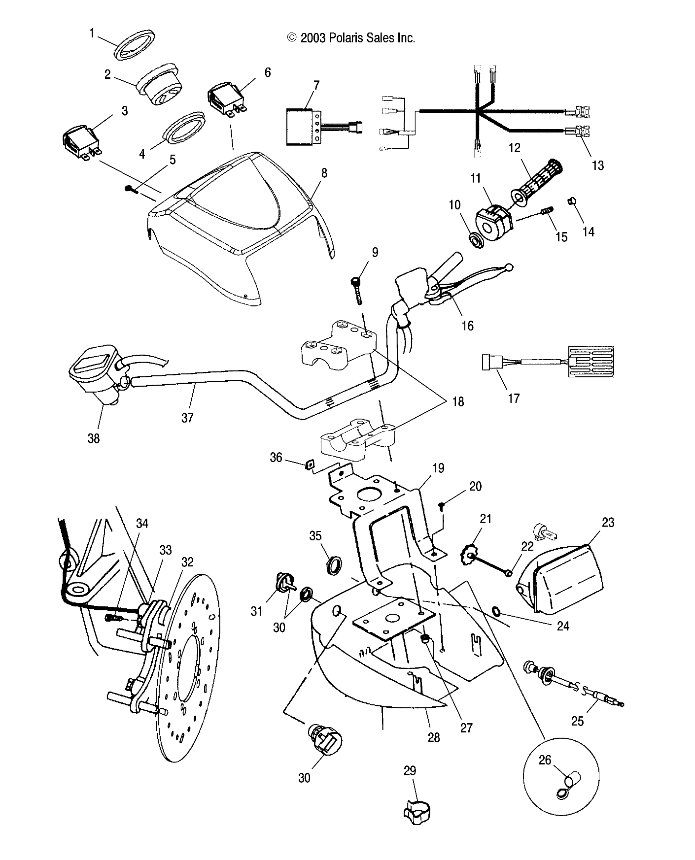 Part Number : 5435330-455 POD-HDLGHT UPR SW CUTOUTS NBUS